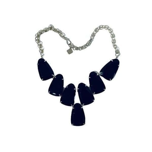 Like New Kendra Scott Black Harlow Necklace