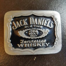 Vintage '93 Jack Daniels Genuine Goods Belt Buckle