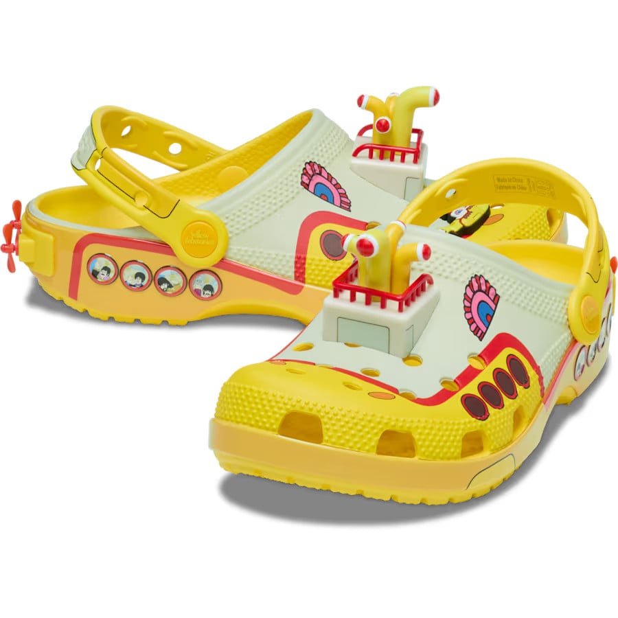 NEW CROCS The Beatles Yellow Submarine Classic Clog Men's Size 10 Women's 12