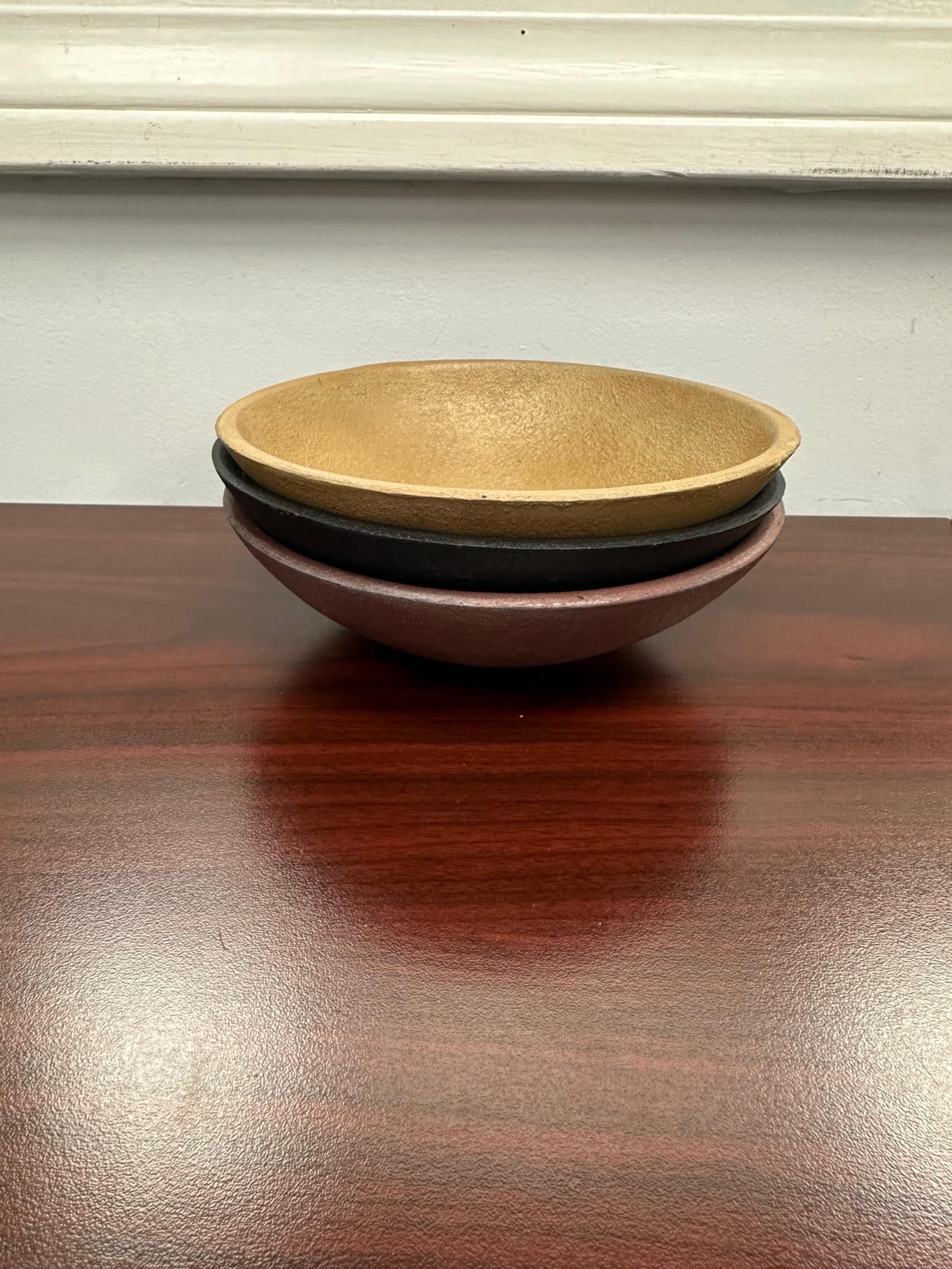 The Hearthside Collection Primitive Set of (3) Wooden Bowls