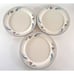Vintage Lenox Poppies on Blue Salad Small Plates Set Of 3 USA Made 8.5