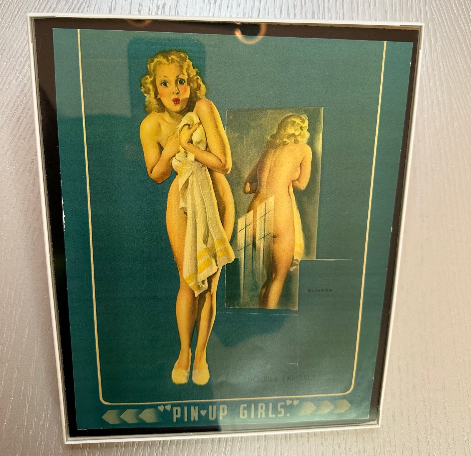 Vintage Nude Pin Up Girl