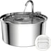 3.2L/108oz Automatic Stainless Steel Pet Fountain Water Dispenser, for Cat & Dog