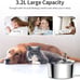 3.2L/108oz Automatic Stainless Steel Pet Fountain Water Dispenser, for Cat & Dog