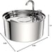 3.2L/108oz Automatic Stainless Steel Pet Fountain Water Dispenser, for Cat & Dog
