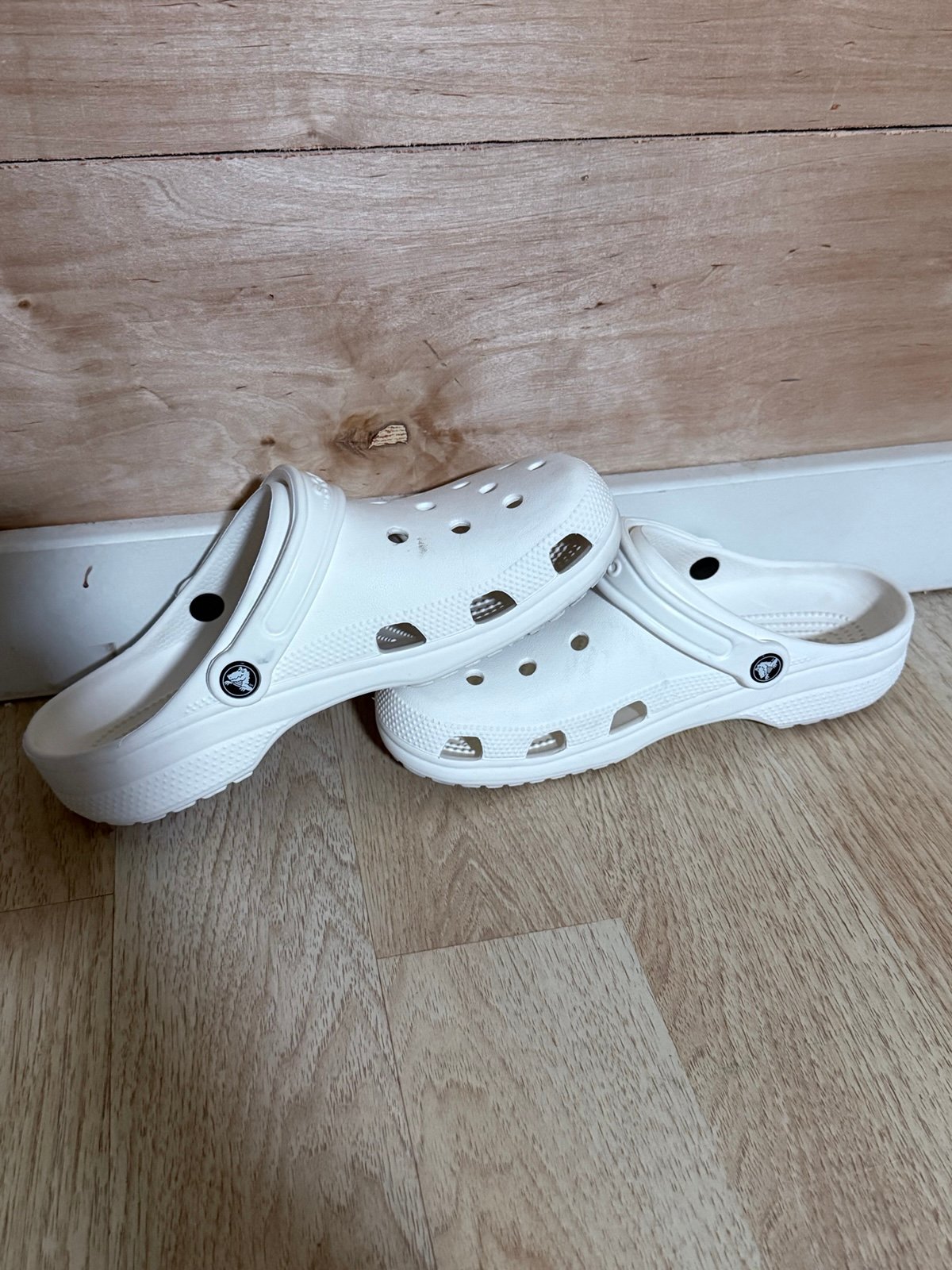 White Crocs