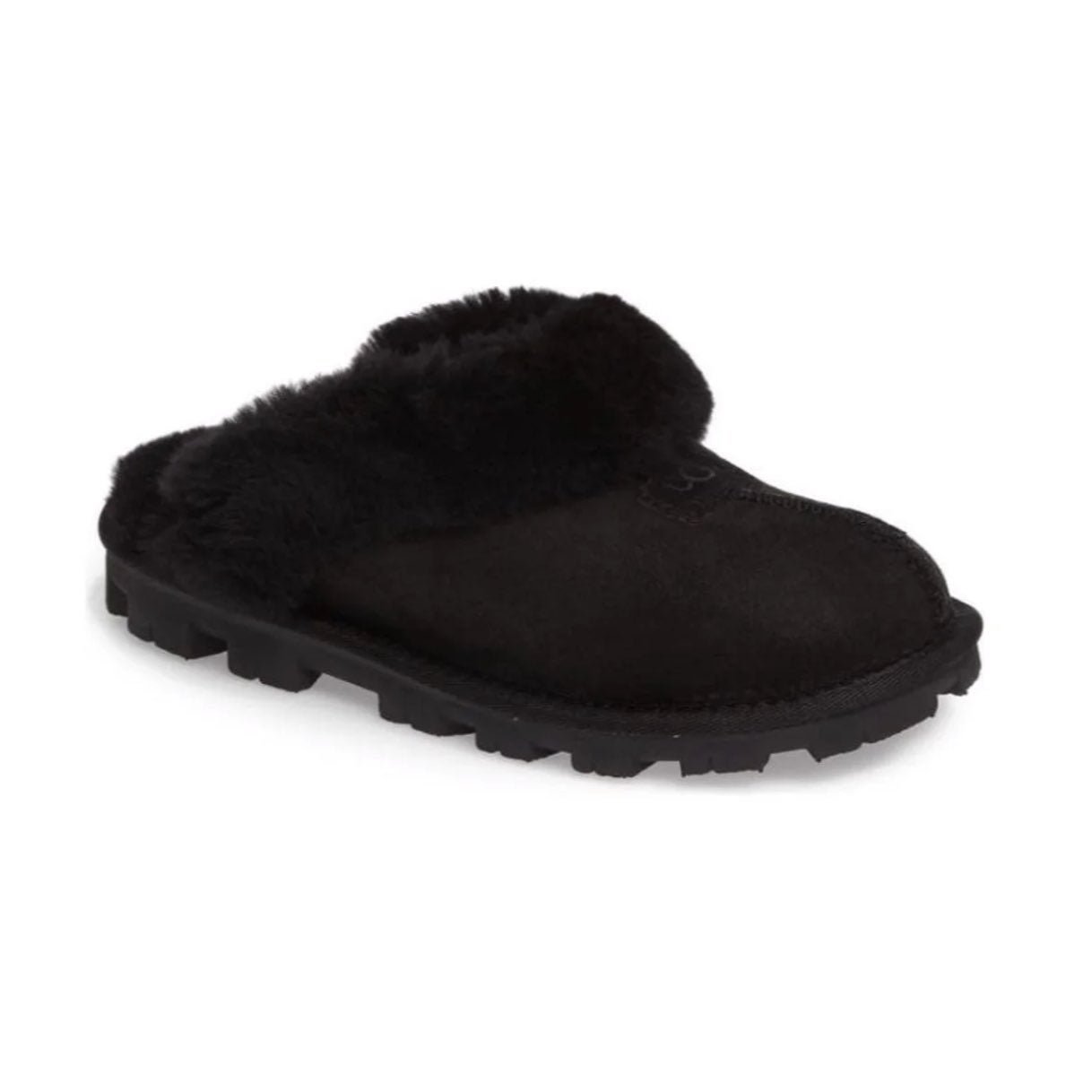 UGG Coquette Clog Shearling Slipper Black 9US