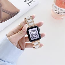 Only Band Ceramics strap for apple watch band Luxury Stainless Steel 42/44/45mm