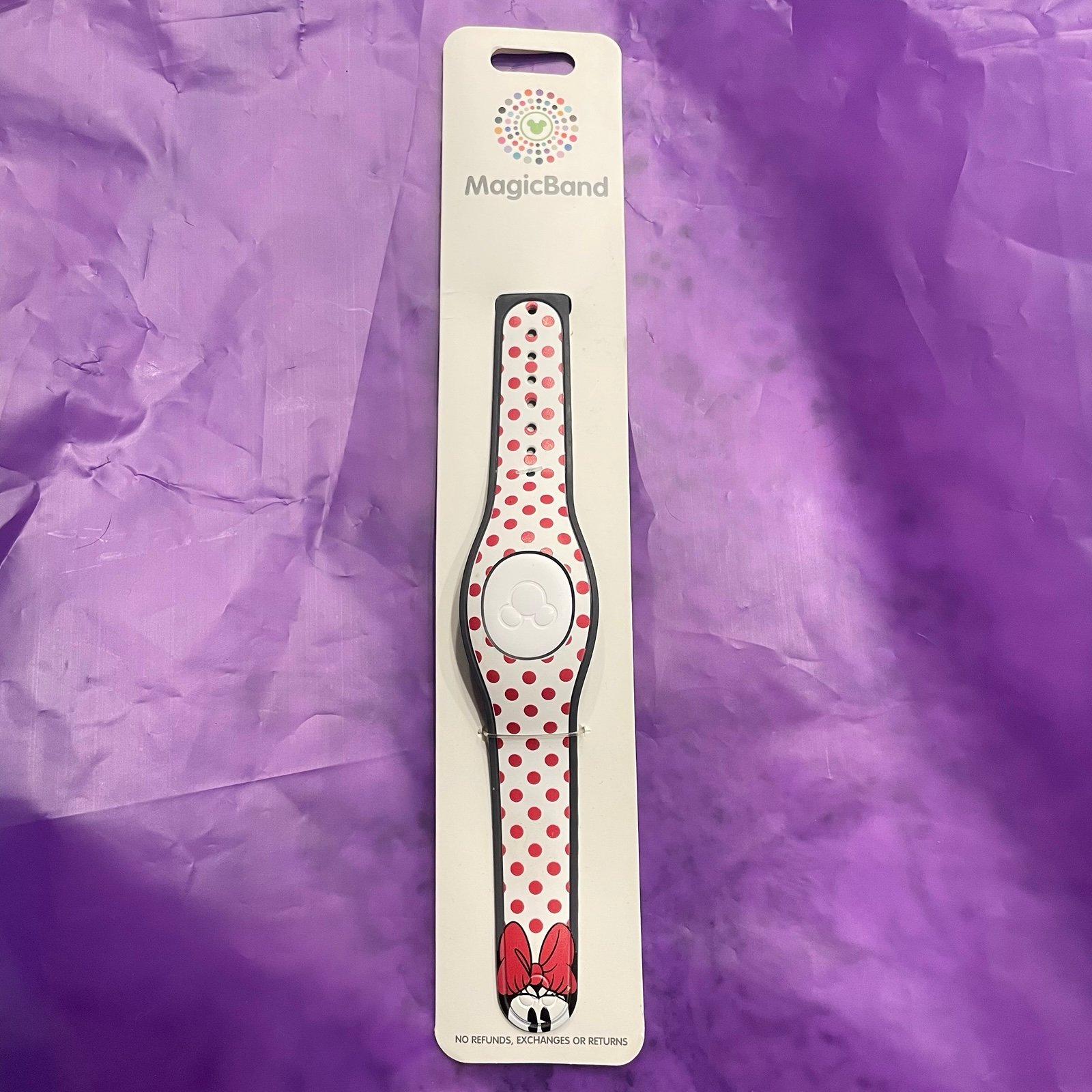 Disney Minnie Mouse Red Polka Dot Magic Band New!