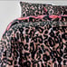NWT DVF x Target Leopard/Pink Geranium Leaf Reversible Full/ Queen Duvet Cover