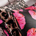 NWT DVF x Target Leopard/Pink Geranium Leaf Reversible Full/ Queen Duvet Cover
