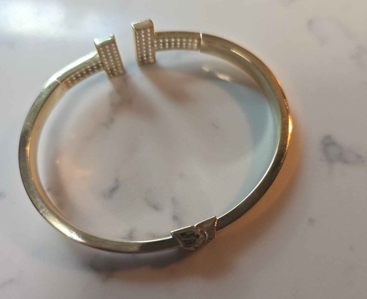 Silver Cubic Zirconia bangle