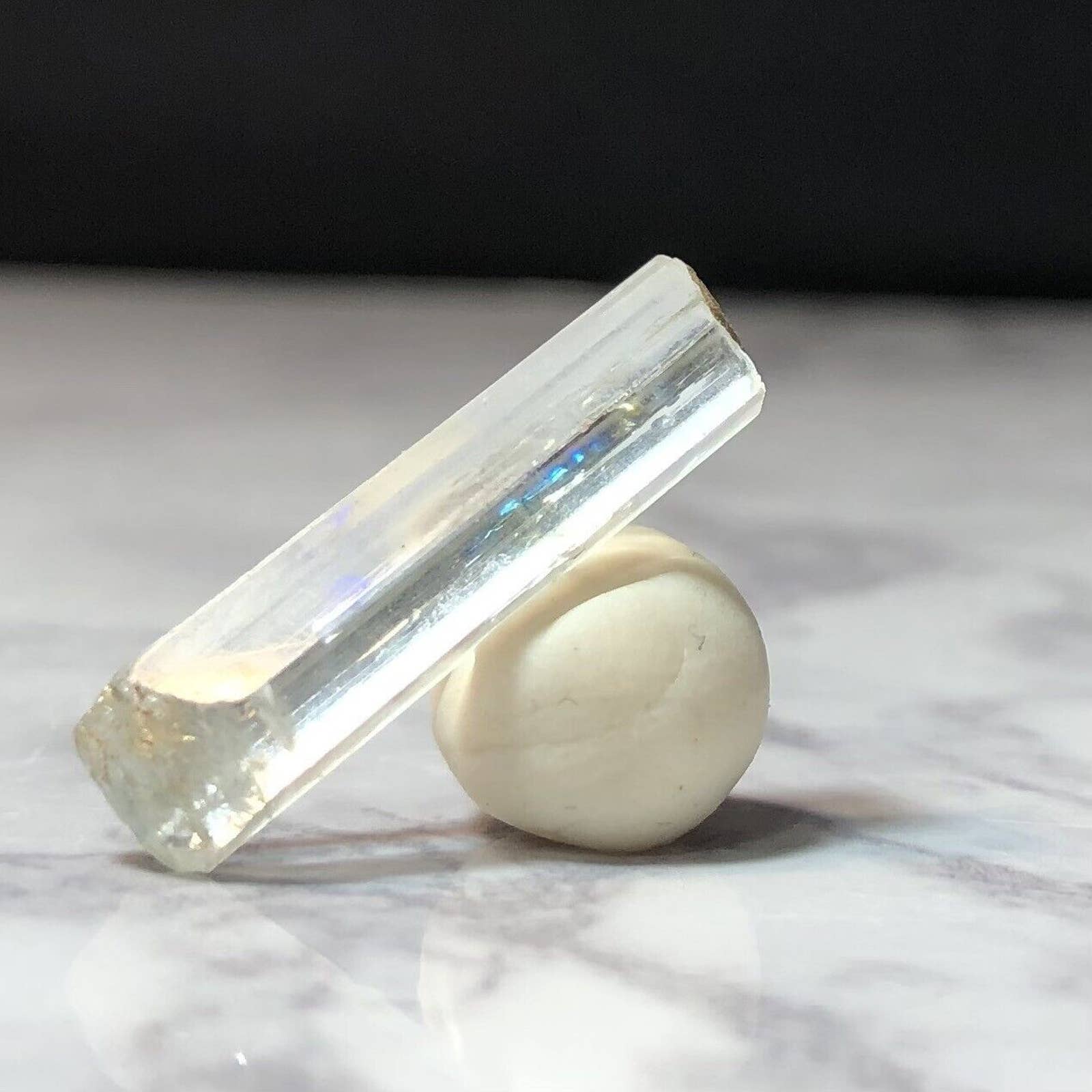 Raw Blue Aquamarine Energy Spiritual Crystal Meditation Healing Chakra 2 Grams