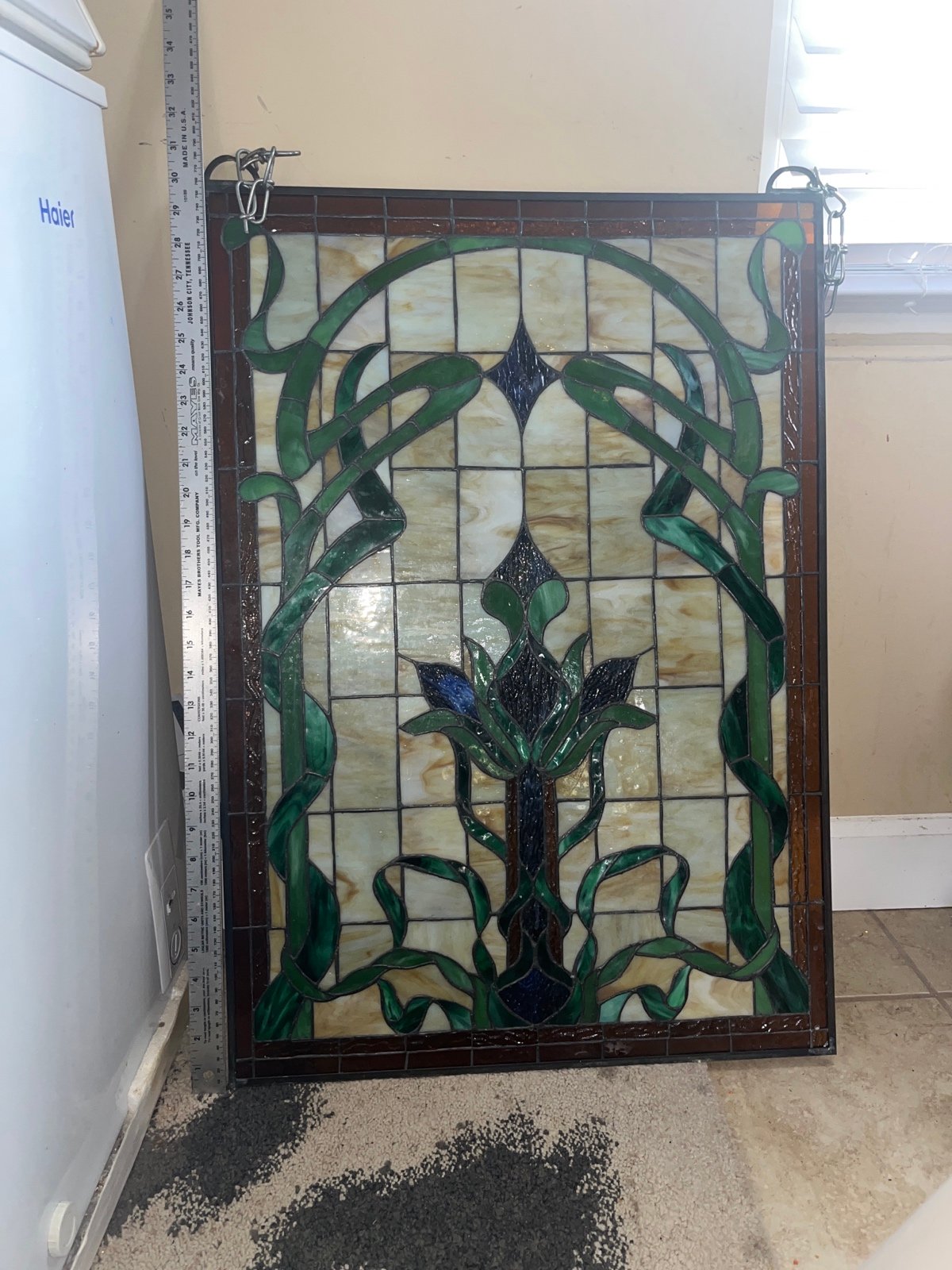 Stained glass window art