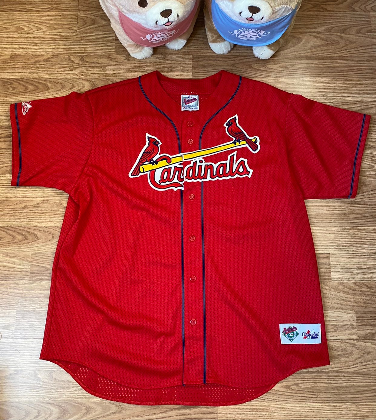 Vintage St. Louis Cardinals MLB Majestic Diamond Collection Mark McGwire jersey