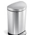 simplehuman 10 L Semi round trash can