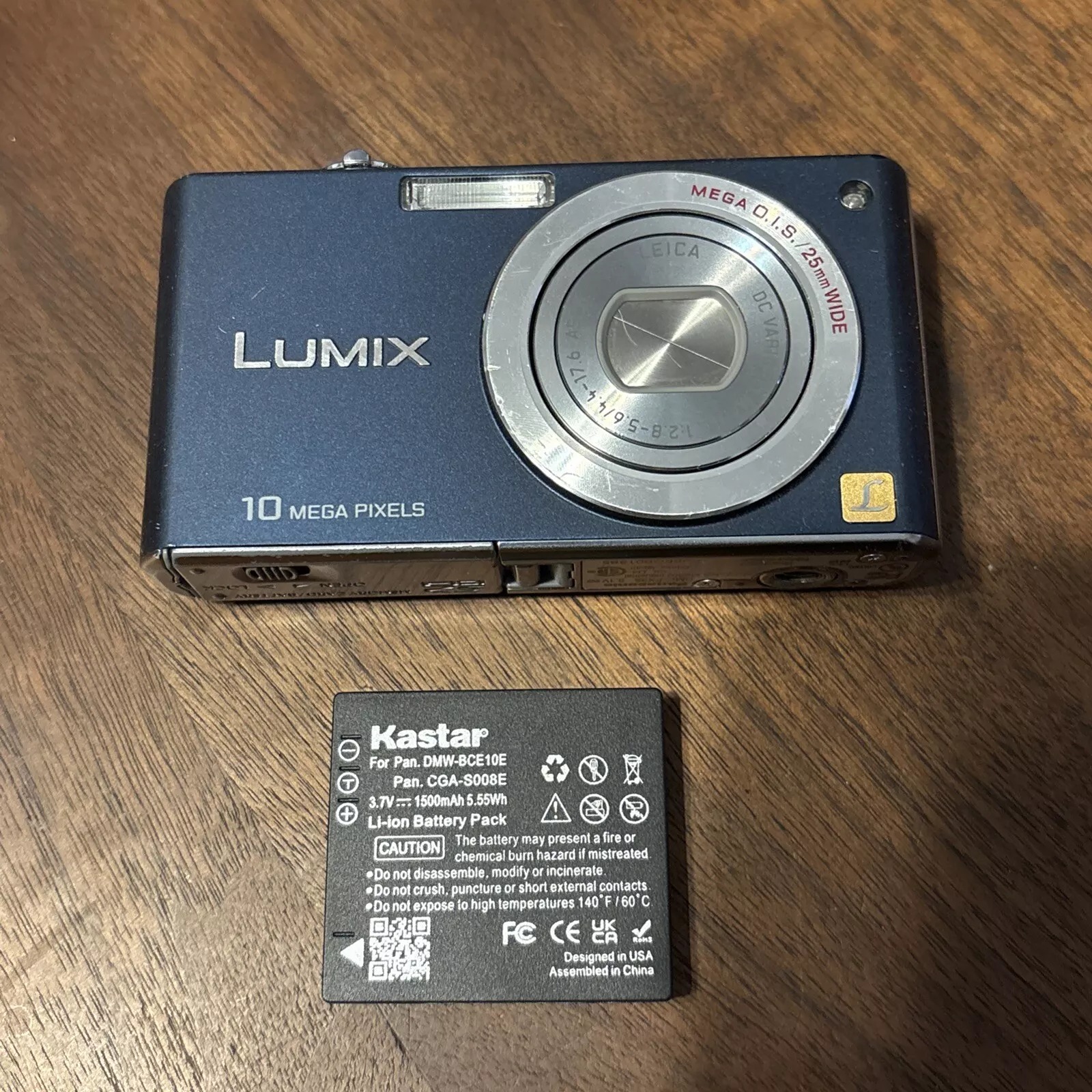 Panasonic Lumix DMC-FX35 Rare Blue Digital Compact Camera