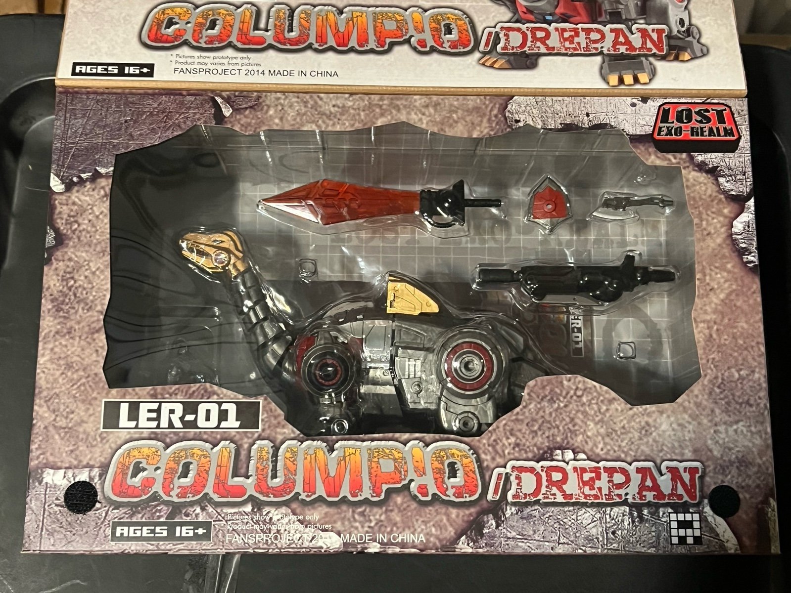 Transformers Fansproject COLUMPIO DREPAN Misb New Lost Exo Realm Ler-01