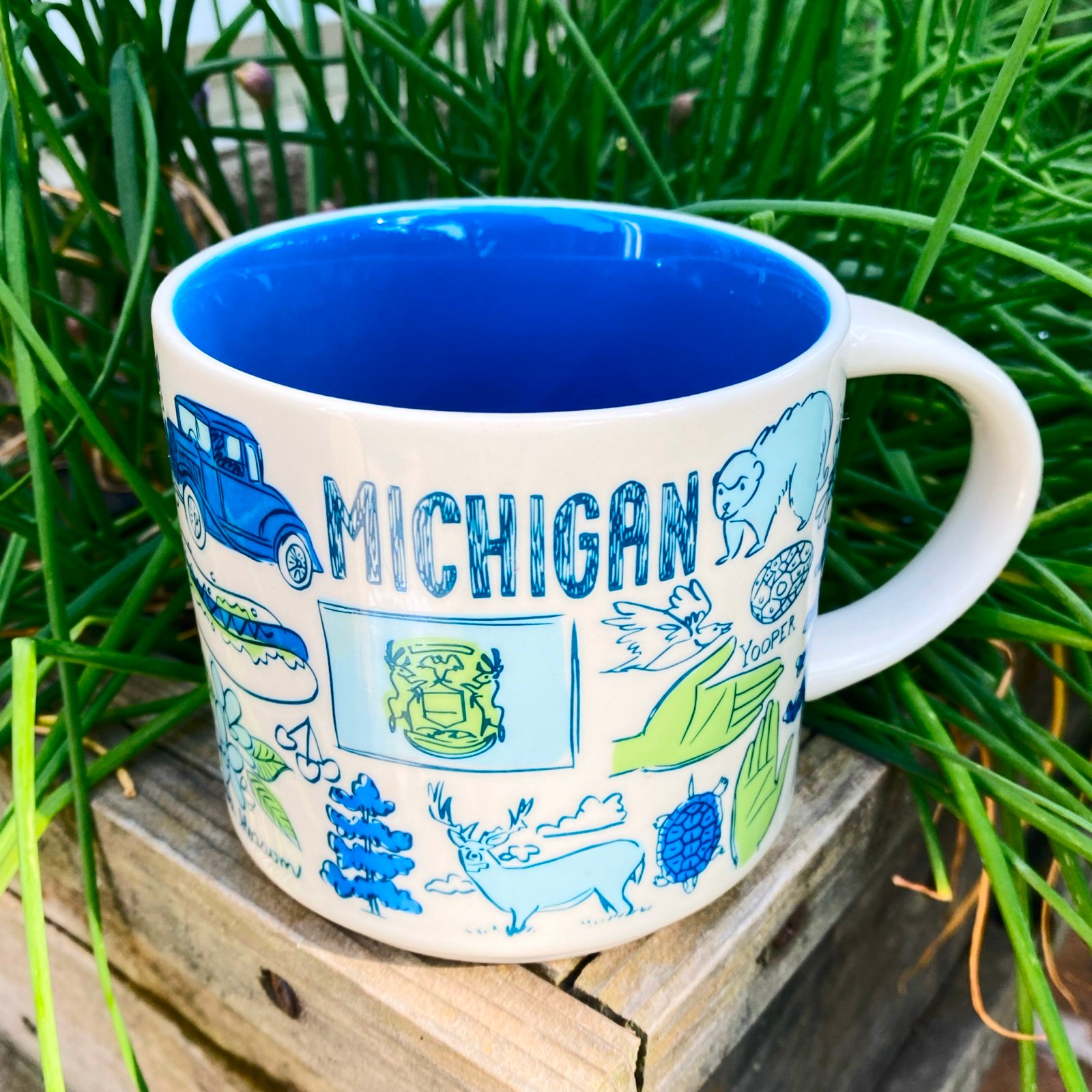Starbucks Michigan Been There Series Across the Globe Series Coffee Mug 14oz