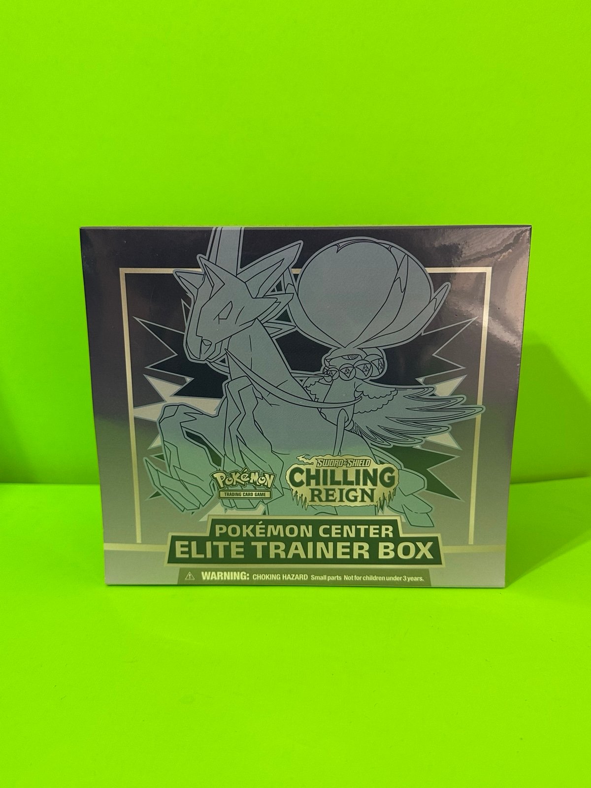 Chilling Reign Pokemon Center ETB [Ice Rider Calyrex] ERROR ETB FACTORY SEALED