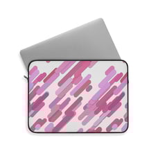 Abstract Pink Geometric 12 Laptop Sleeve – Stylish Protective Case