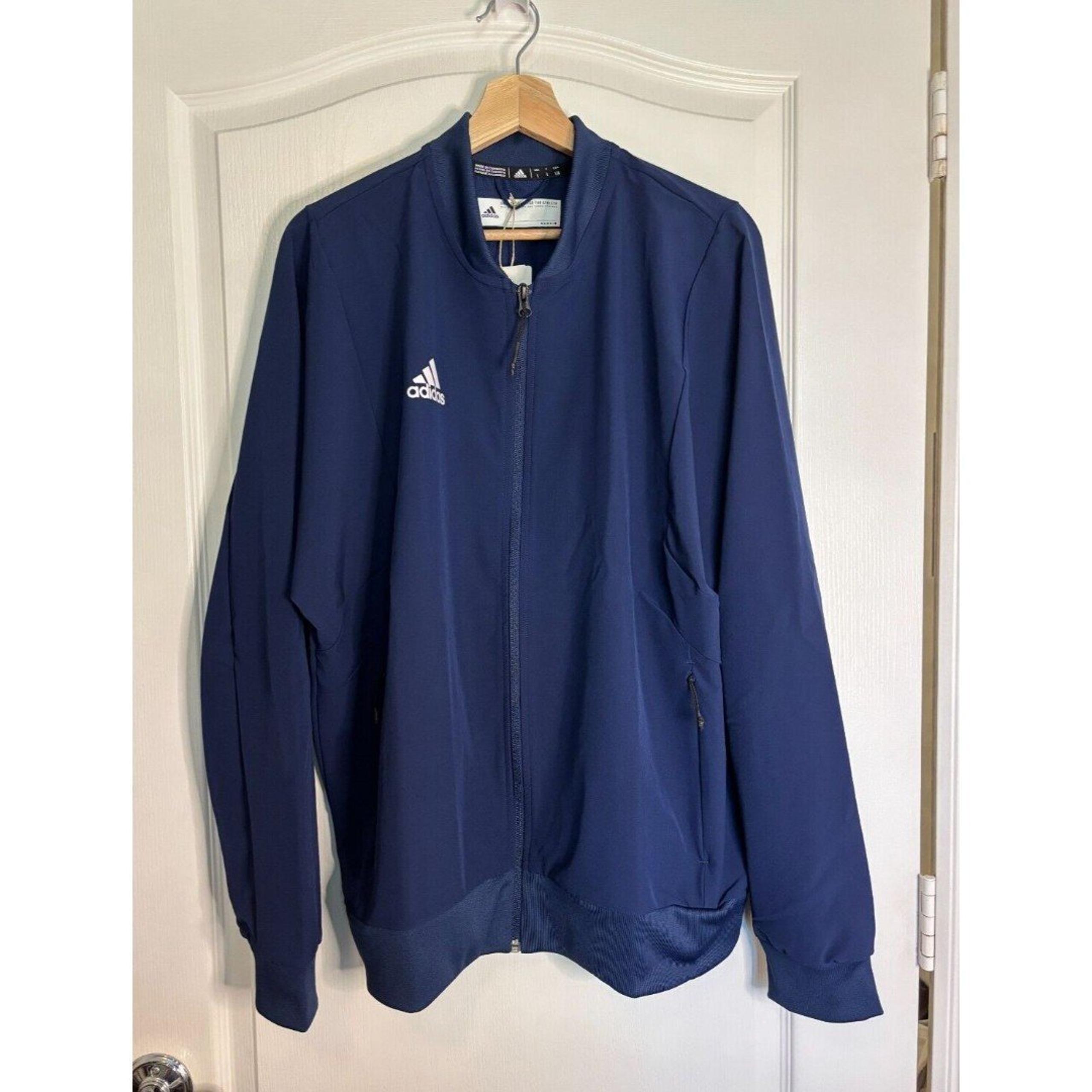 Men's Sideline 21 Woven Jacket GP7932 Navy Size Large - Adidas