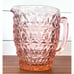 Holiday Pink by Jeannette 52 oz Pitcher Vintage Depression Glass
