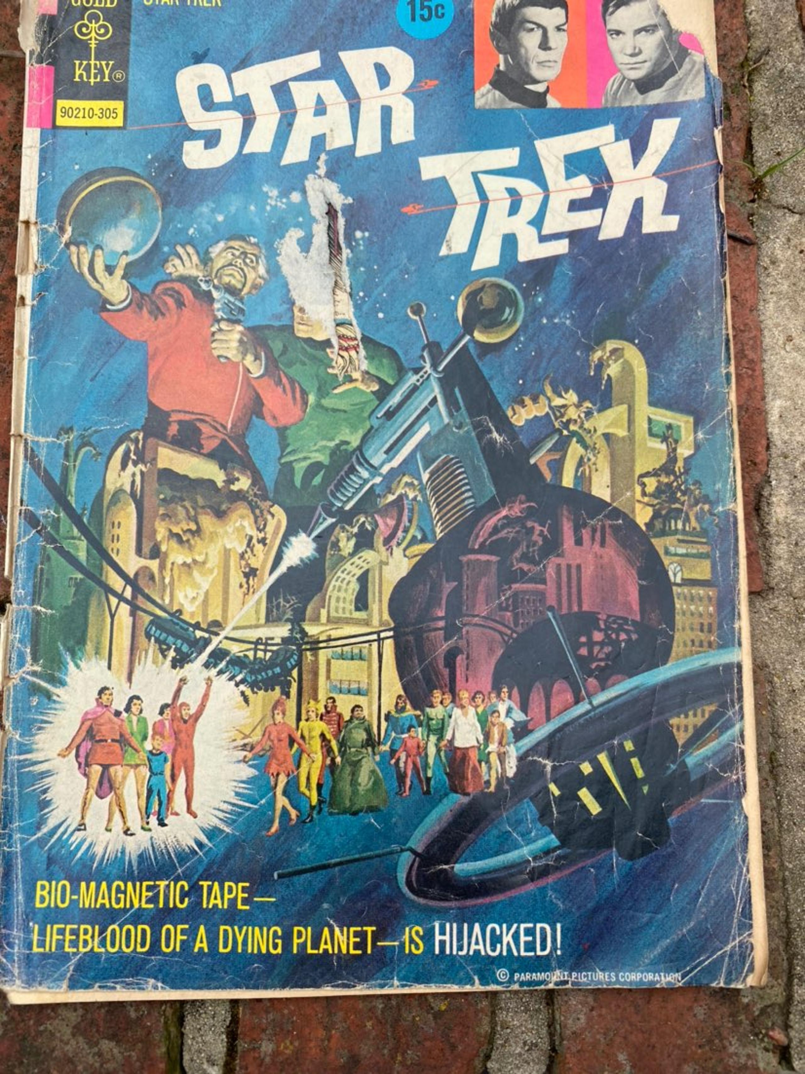 Star Trek comic book gold key 1970s