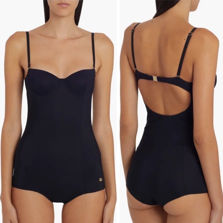 Dolce & Gabanna Balconette One-Piece Swimsuit
