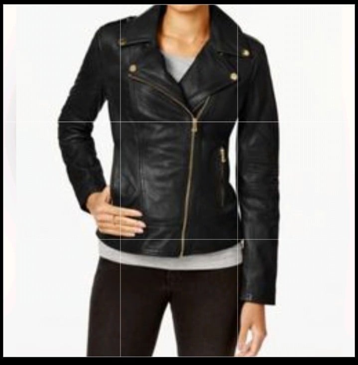 Moto Jacket chick faux leather.