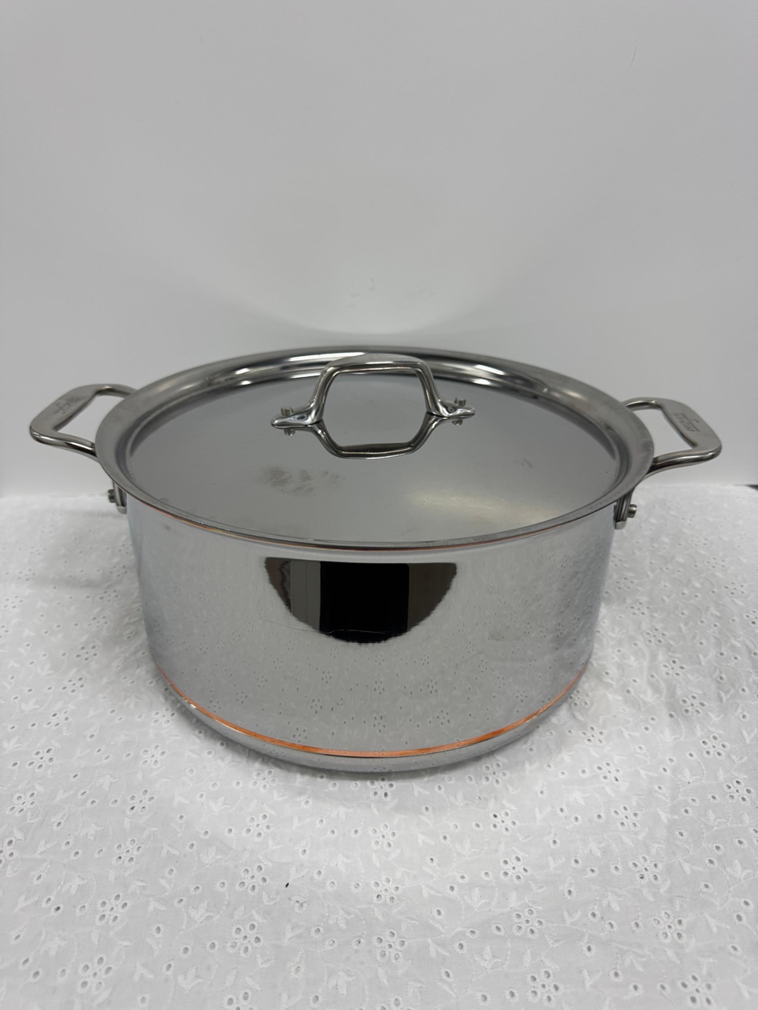 ALL CLAD COPPER CORE 8 QT STOCK POT WITH LID