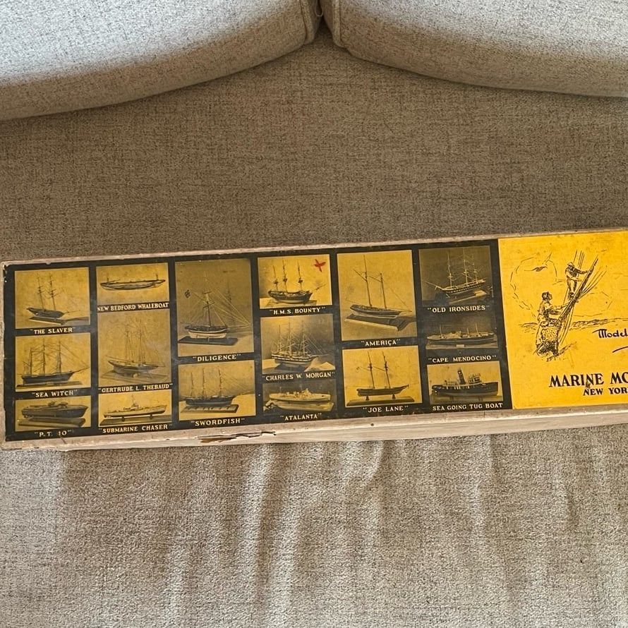 Vintage Marine Model Co H.M.S Bounty #1097