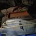 Set of 3 Antique Vintage Style wood boxes with latch