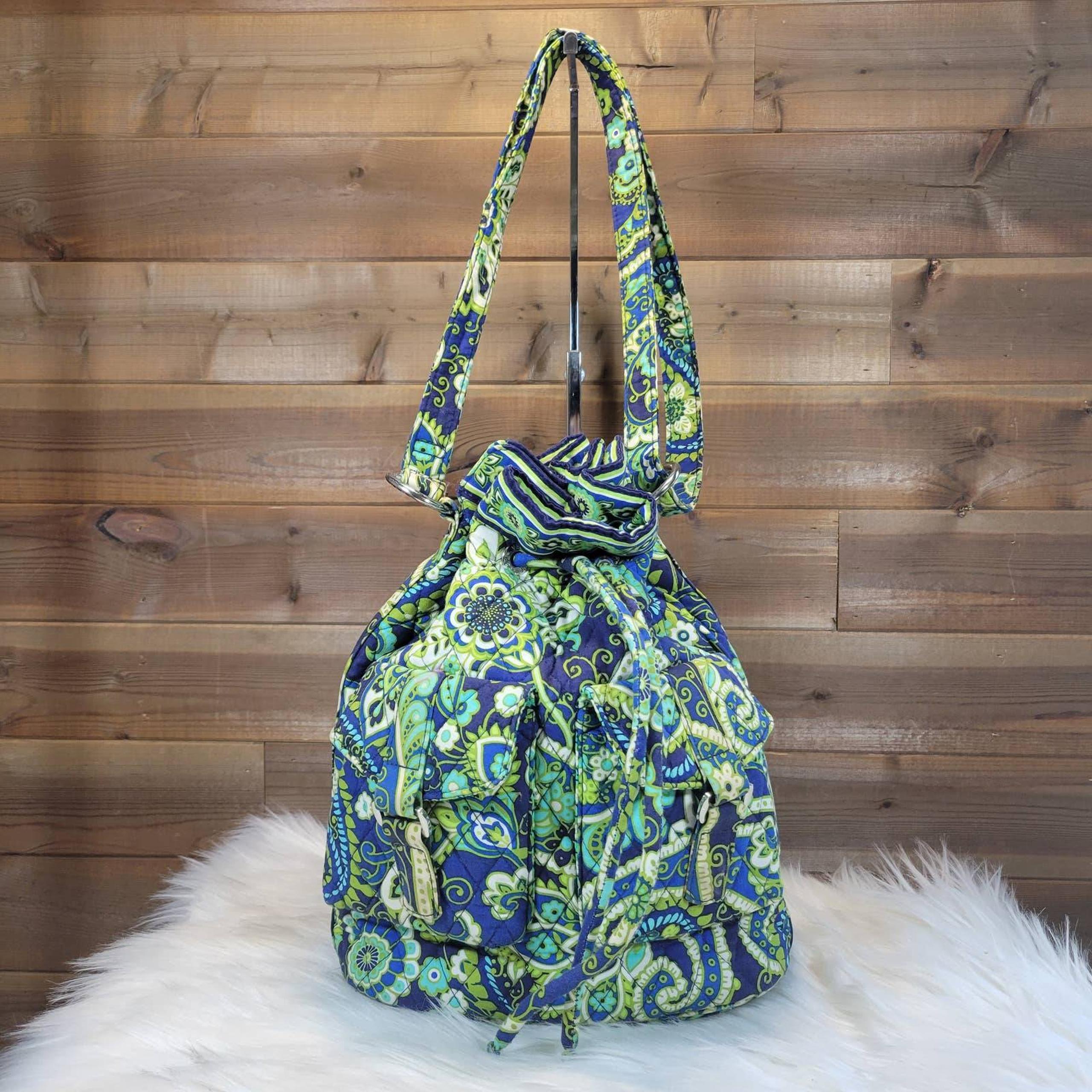 Vera Bradley Rhythm & Blues Bucket Bag