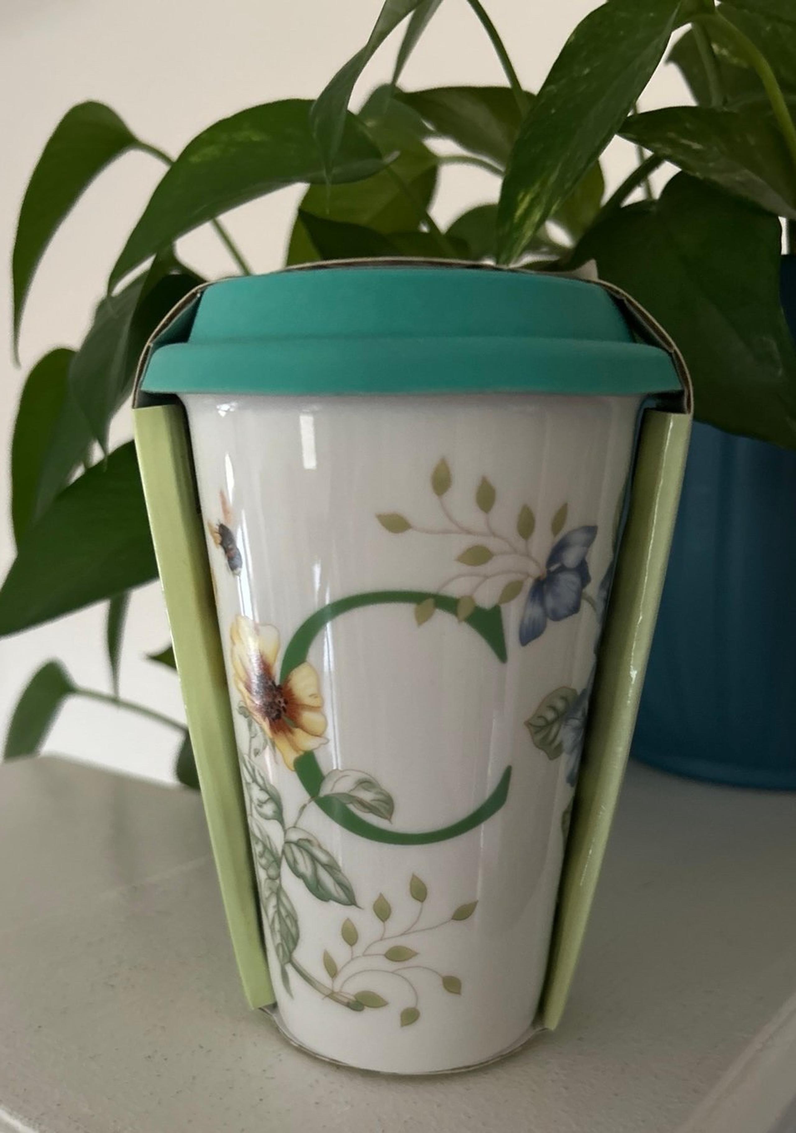 Lenox “C” Butterfly Meadow Travel Cup - Brand NEW!