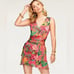 Ramy Brook Wilson Tropical Silk Blend Mini Dress Size 2