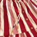 J. Crew Red White Striped Korkor Poplin Drawstring Skirt w/ Pockets Womens Sz S