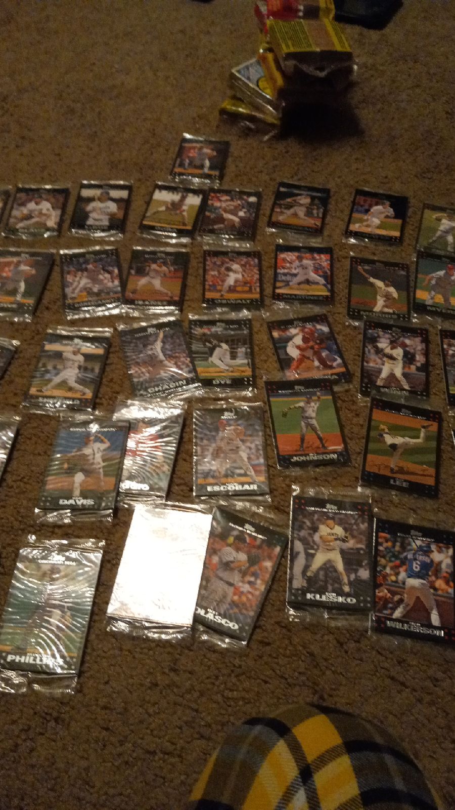 2007 Topps baseball cards unopened sealed retail packs lot of 50