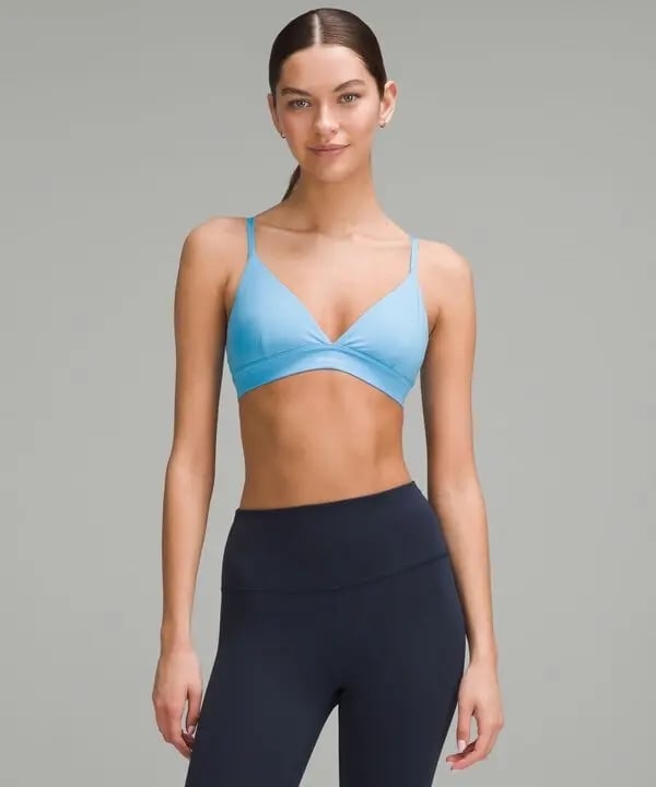 License To Train Triangle Bra Light Support, A/B Cup - Kayak Blue