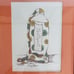 Vtg Marguerite Baldasaro 1960s Pop Art TOOTHPASTE Pen & Ink Color Print Framed