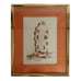 Vtg Marguerite Baldasaro 1960s Pop Art TOOTHPASTE Pen & Ink Color Print Framed