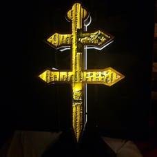Light up patriarchal cross