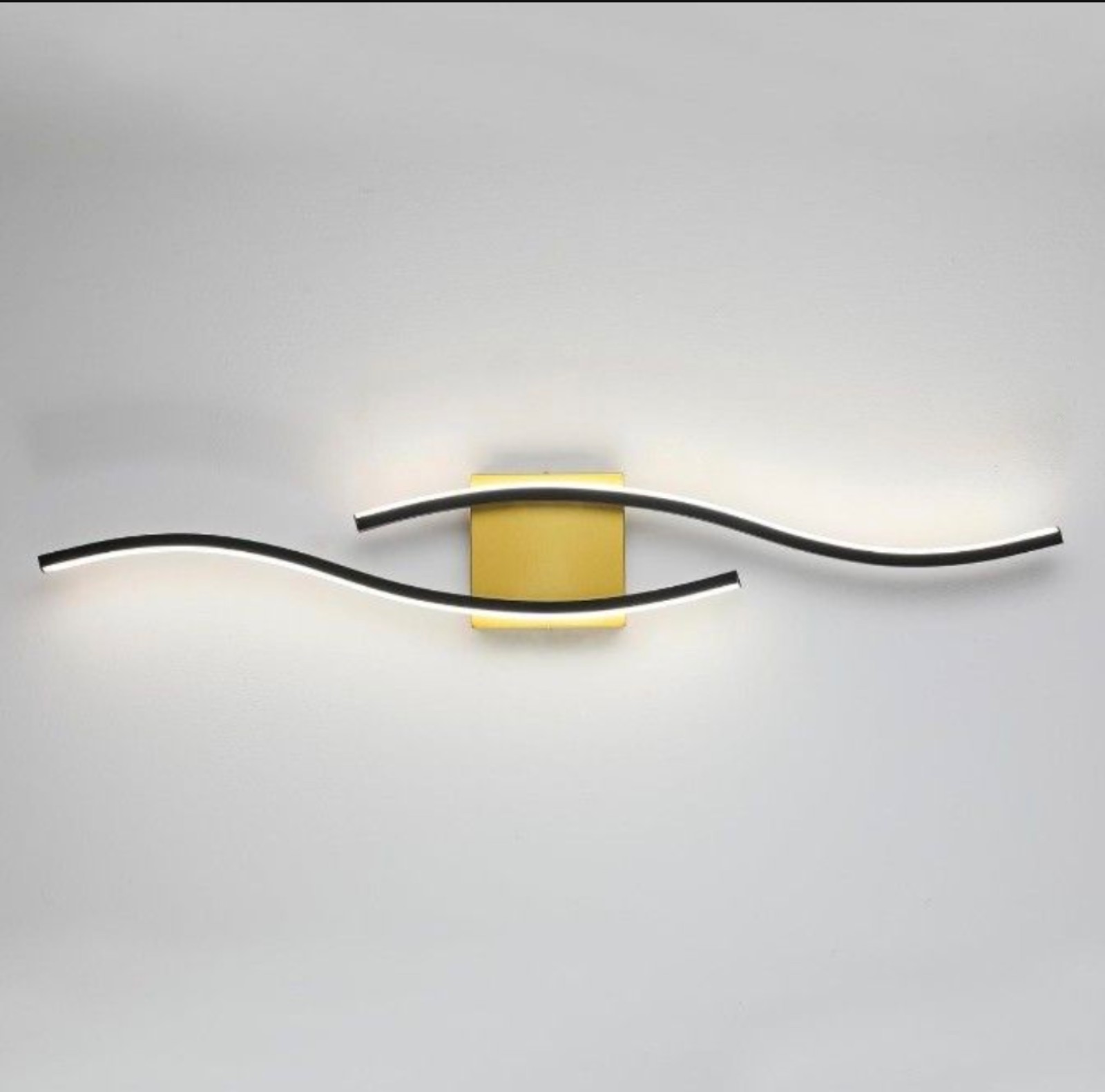 Modern Bathroom Light Fixtures, Black and Gold Vanity Light Bathroom Sconces