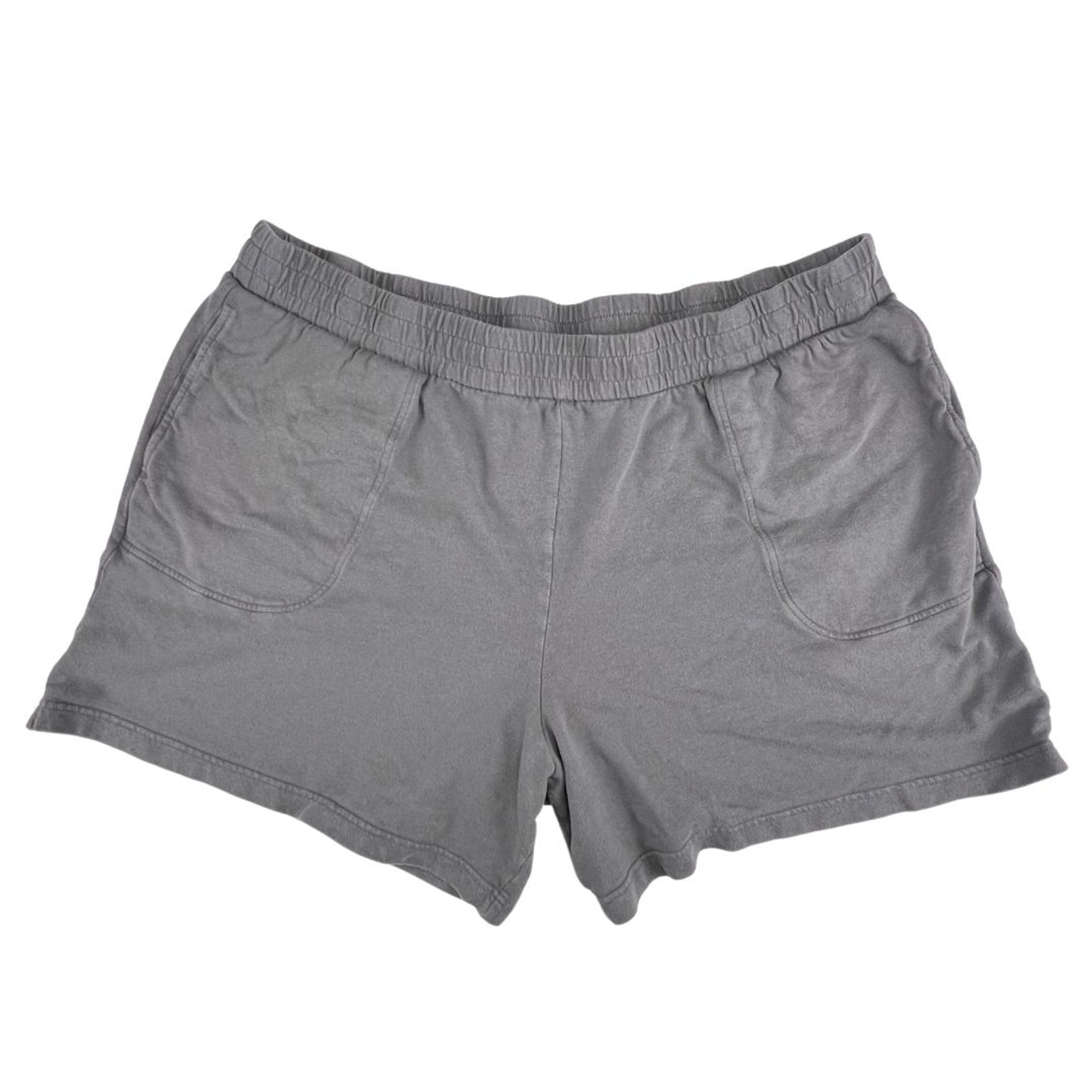 Terra & Sky Shorts 3X Gray Knit Lounge Relaxed Elastic Waist Breathable Shorts