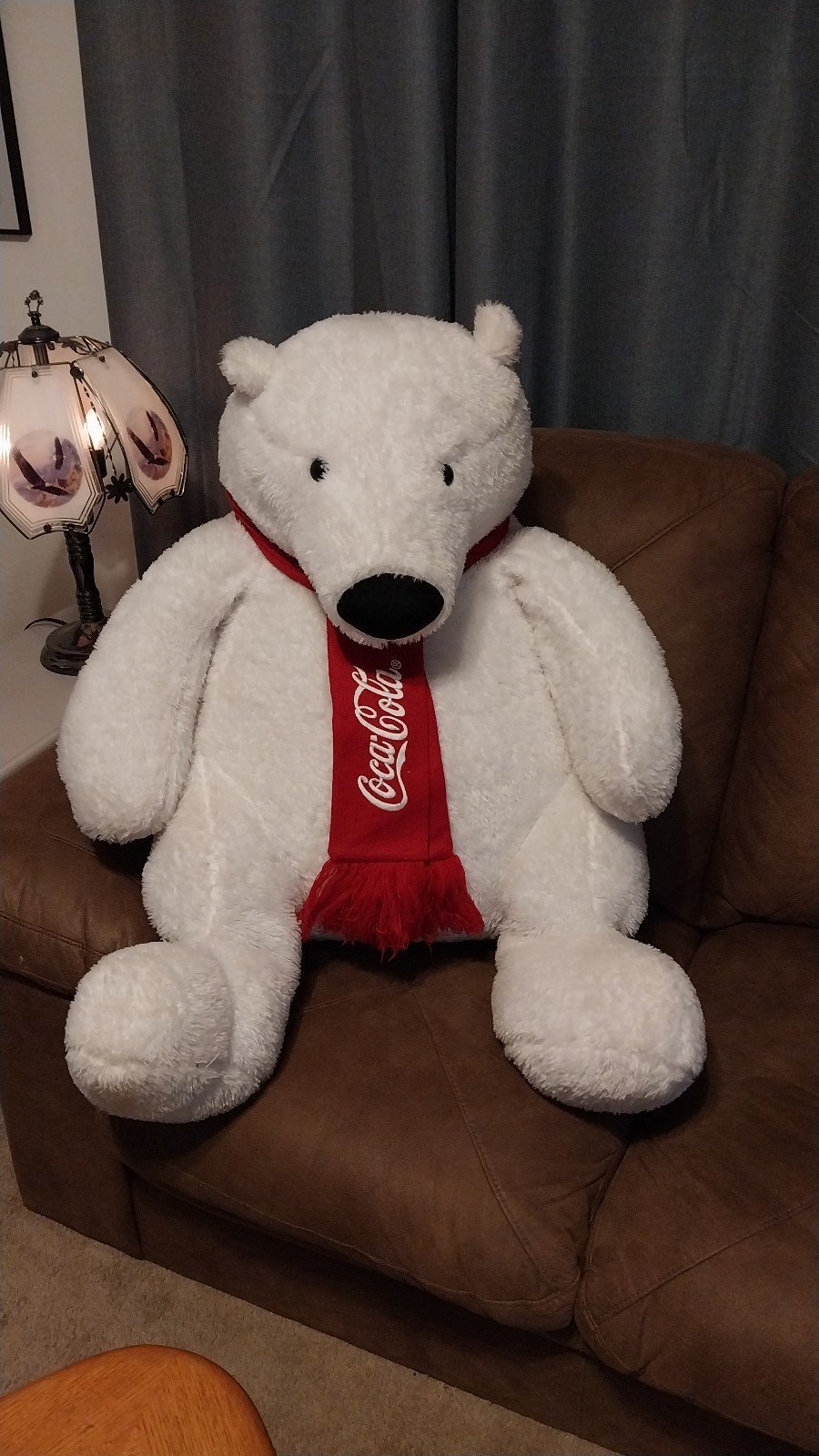 Coca Cola Giant Advertising Plush Polar Bear