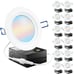 Sunco 12 Pack 4 Ultra Thin LED Recessed Ceiling Lights 2700K/5000K Dimmable 10W