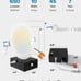 Sunco 12 Pack 4 Ultra Thin LED Recessed Ceiling Lights 2700K/5000K Dimmable 10W