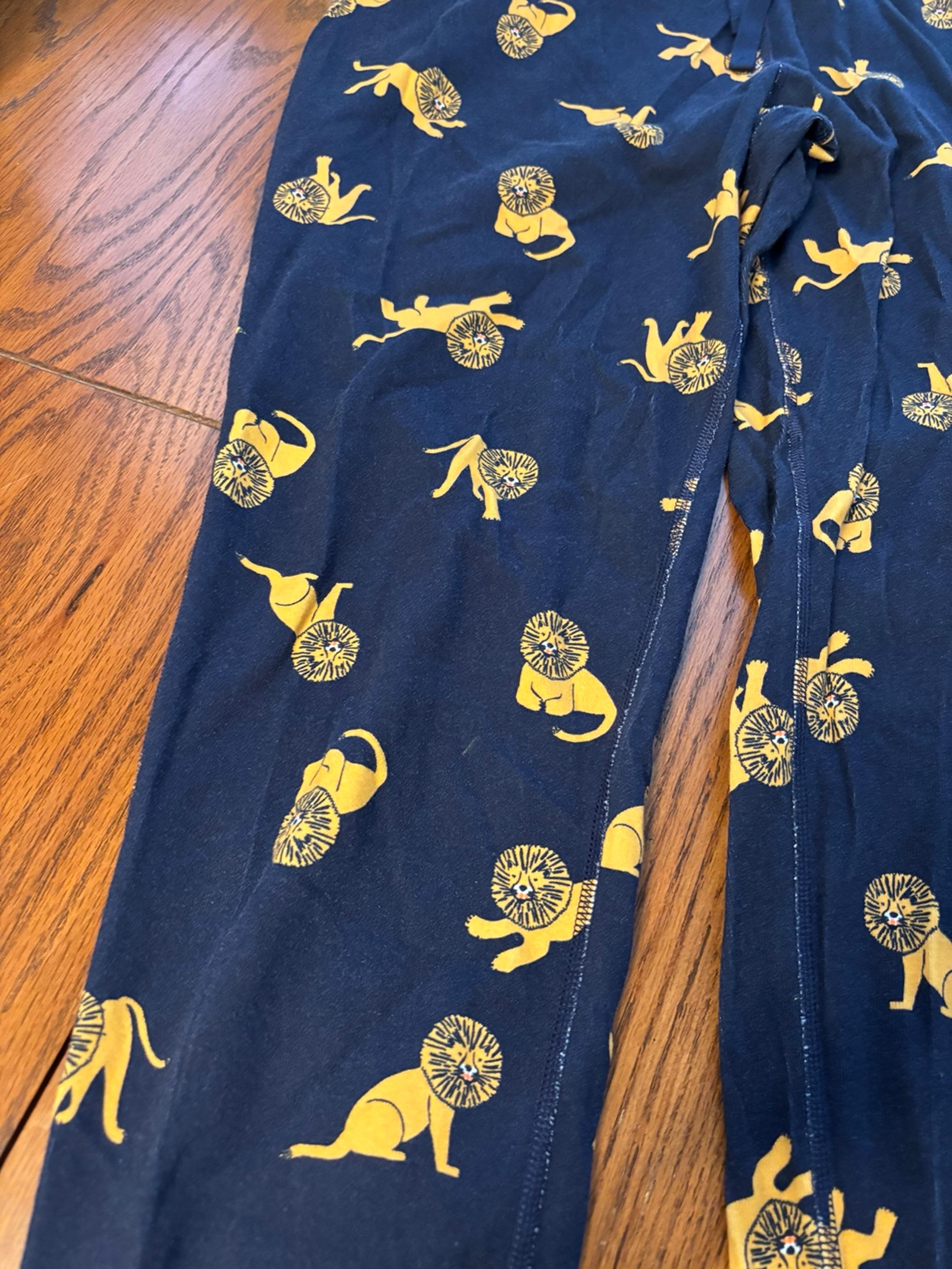 Hanna andersson womens L lion theme pajama pants joggers
