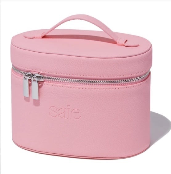 Saie Mini Vanity Case- Light Pink