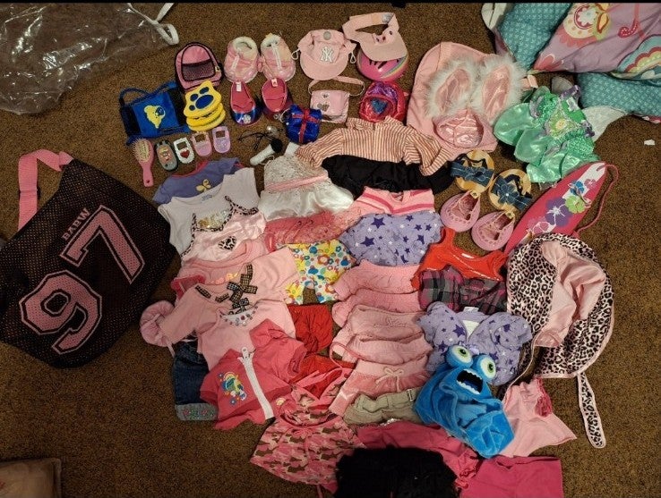 Build-A-Bear Workshop BABW Huge Clothing and Accessories Bundle